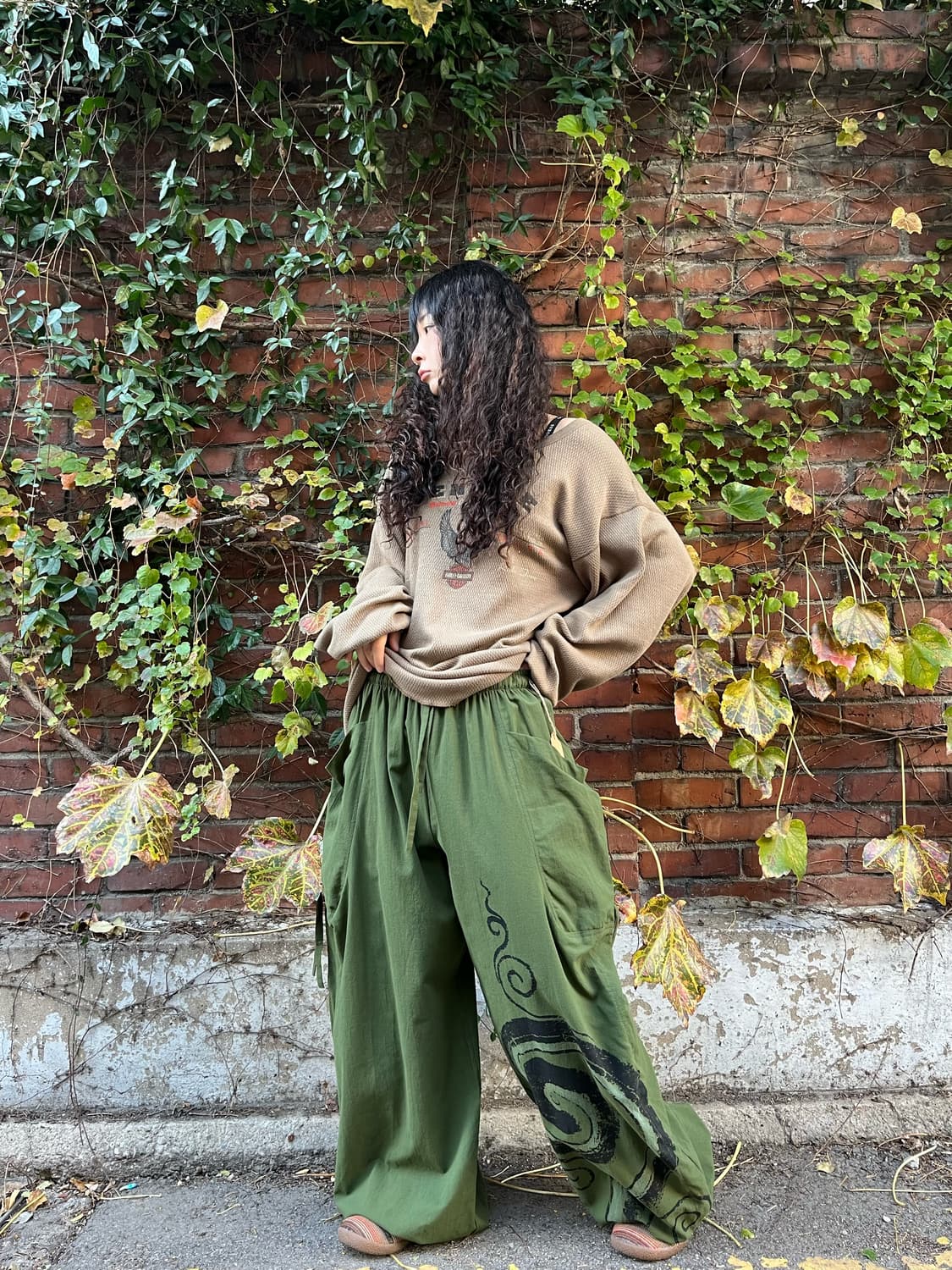 히피문양 벌룬 팬츠 상품이미지4