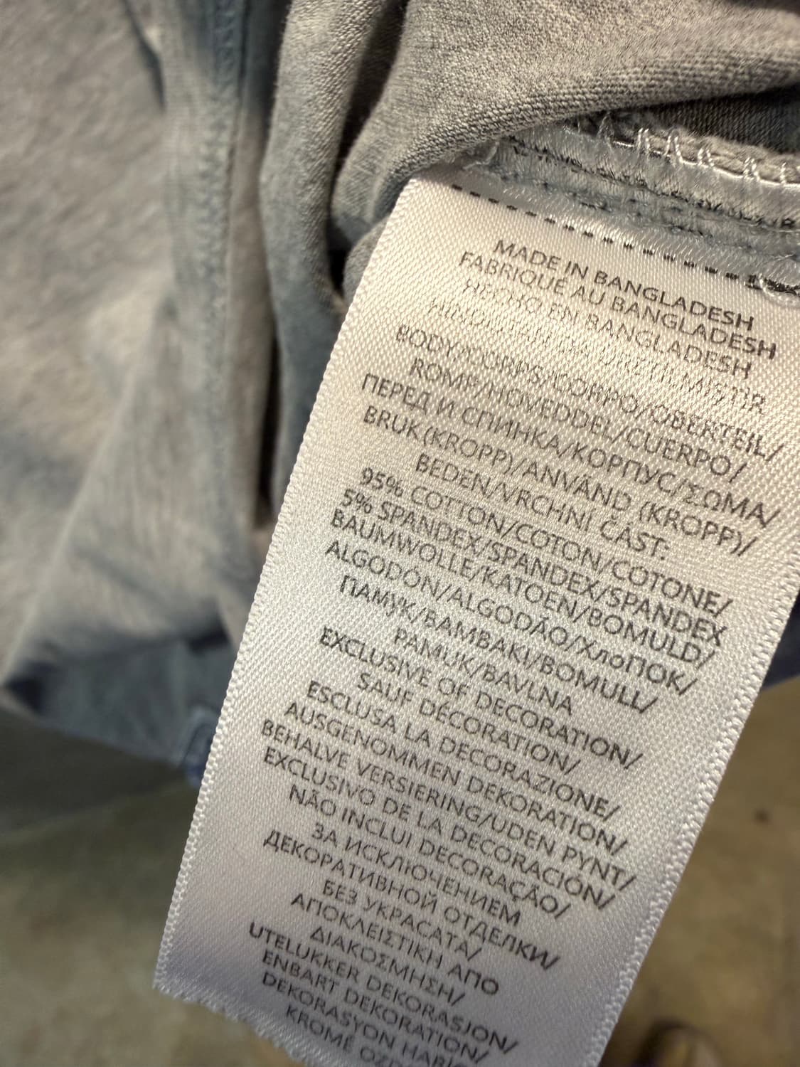 폴로 랄프로렌 빅 로고 프린트 반팔 티셔츠 그레이 M 상품이미지6