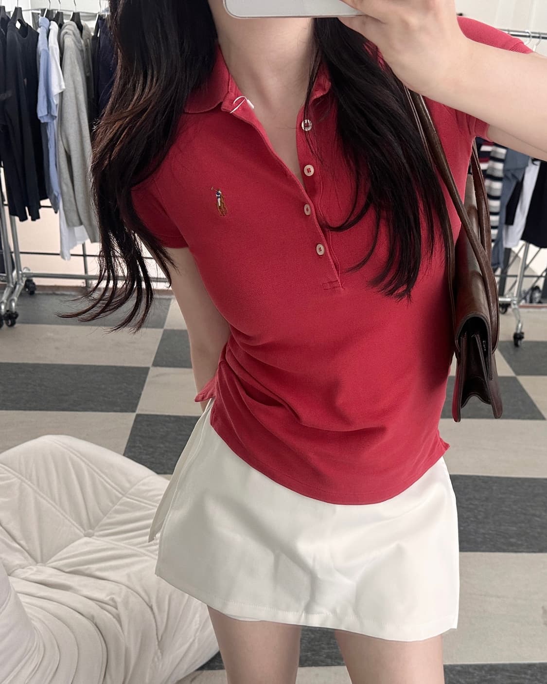 랄프로렌 5버튼 멀티포니 카라 티셔츠  상품이미지2