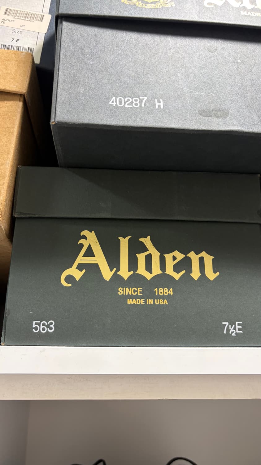알든 코도반 테슬로퍼 버건디 563 7.5 E 상품이미지4