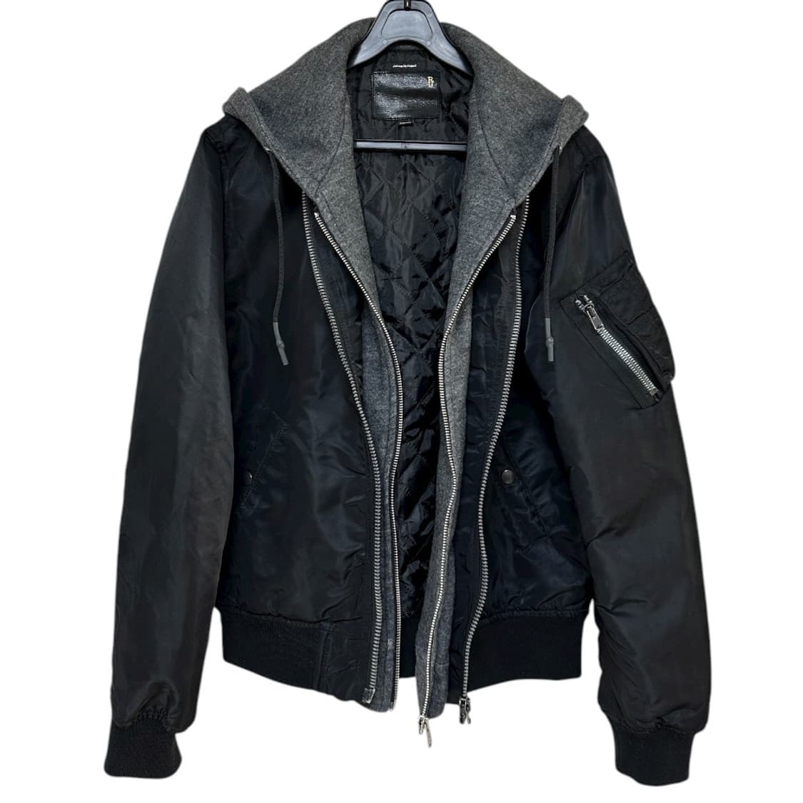 R13 레이어드 후디 MA-1 상품이미지1