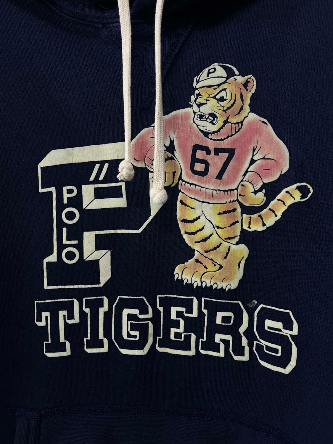 폴로 랄프로렌 오드람프 P 타이거 네이비 후드 스웻셔츠 상품이미지5