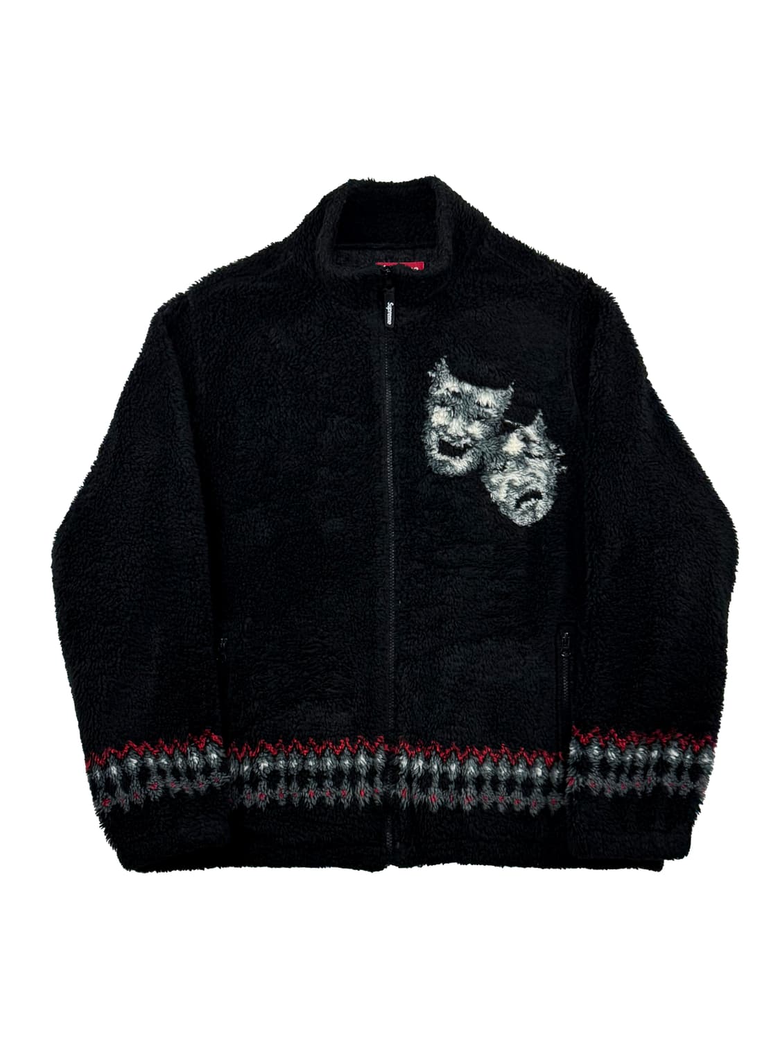 슈프림 드라마 마스크 플리스 자켓 블랙 상품이미지1