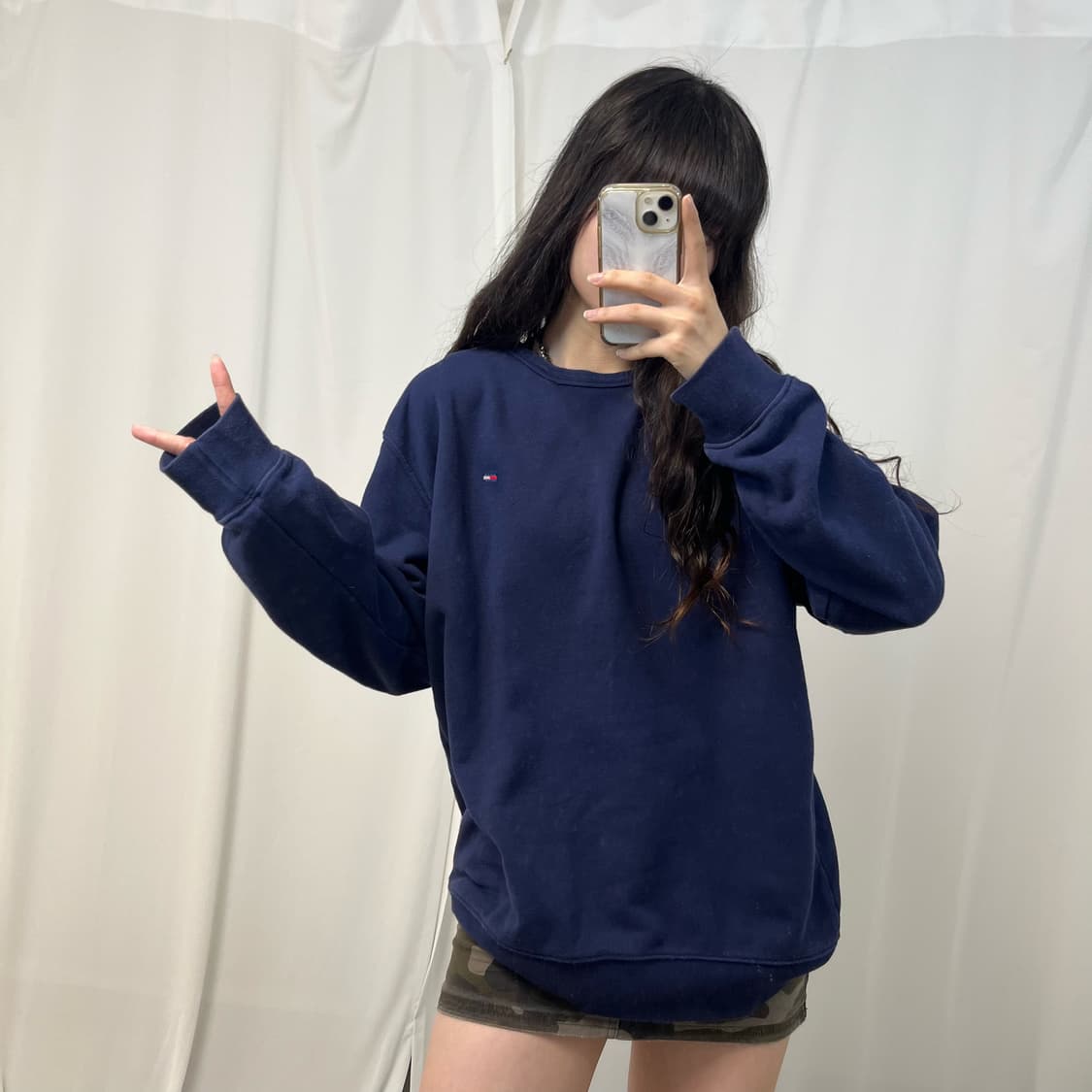 Tommy Hilfiger navy sweatshirt 상품이미지2