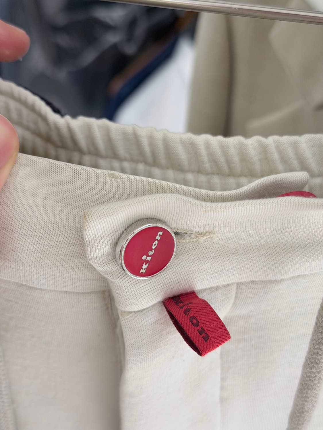 (A+/32) / 키톤 드로스트링 울 코튼 린넨 트레이닝 팬츠 상품이미지9