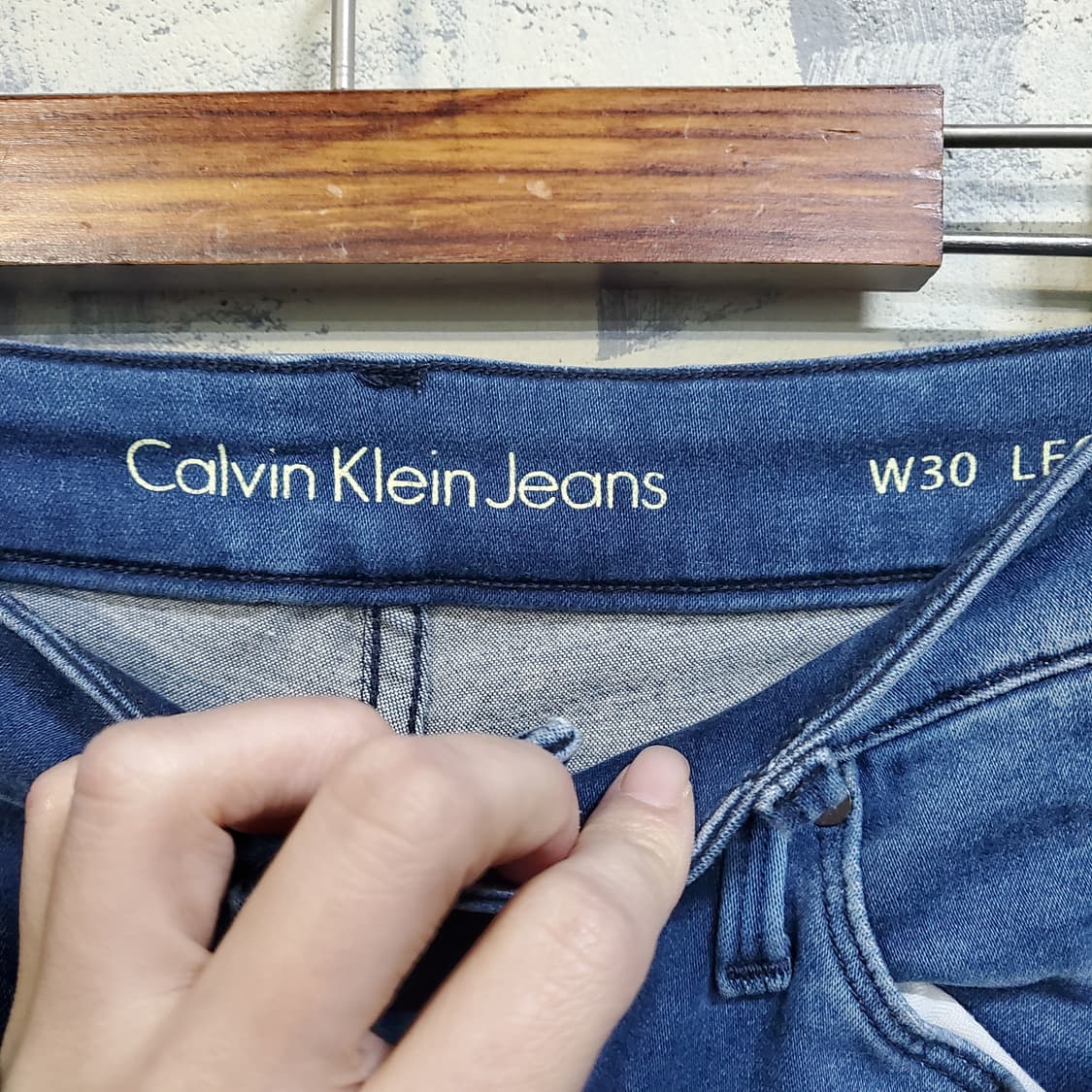 캘빈클라인 여성 데님 스판 청바지  상품이미지4