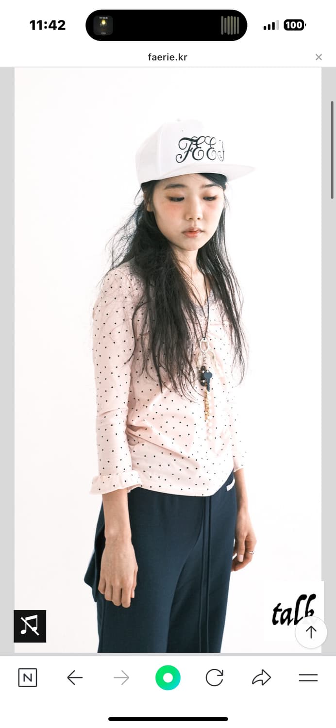 샵페어리 미니 하트 레이스 탑 상품이미지1