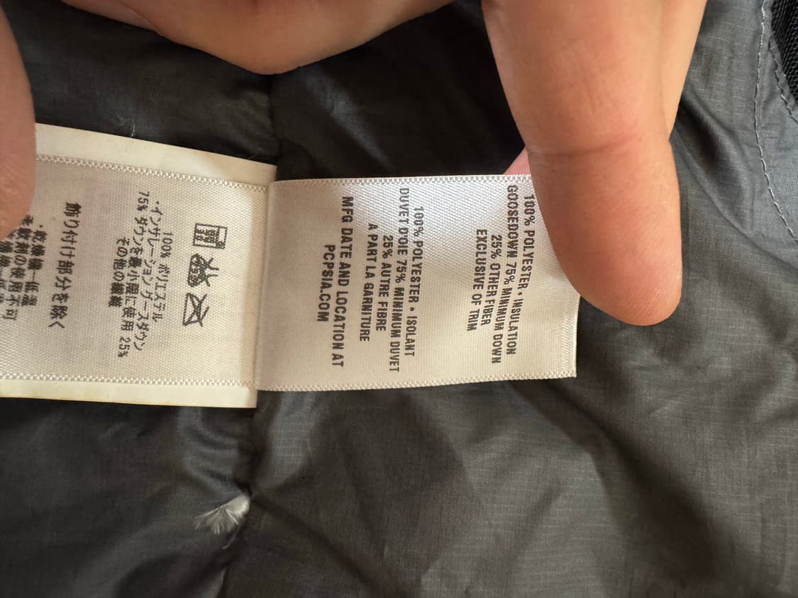 XL 파타고니아 경량 구스 패딩 자켓 그레이 상품이미지6