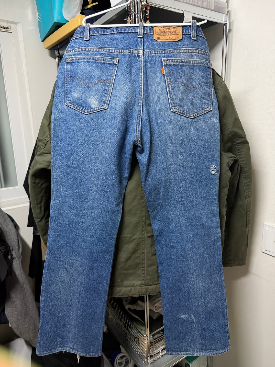 Vintage Levi's 517 Orange tab 34x32 상품이미지2