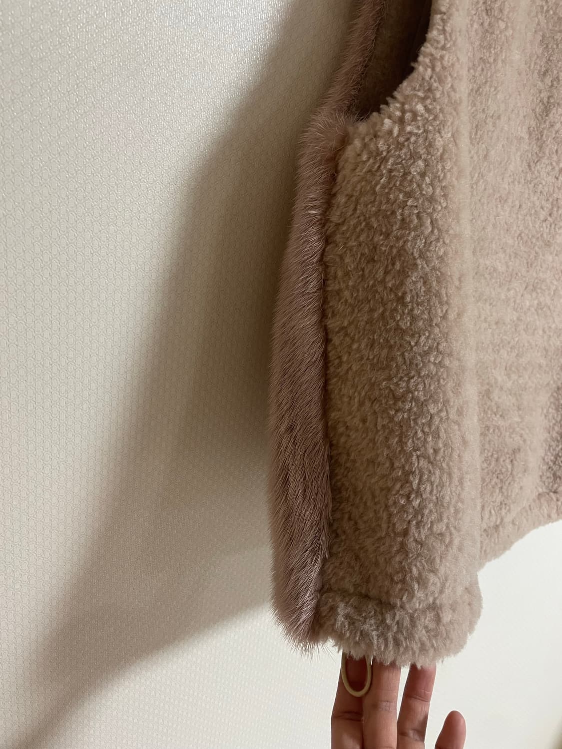 밍크 양모 콤비 베스트 상품이미지3