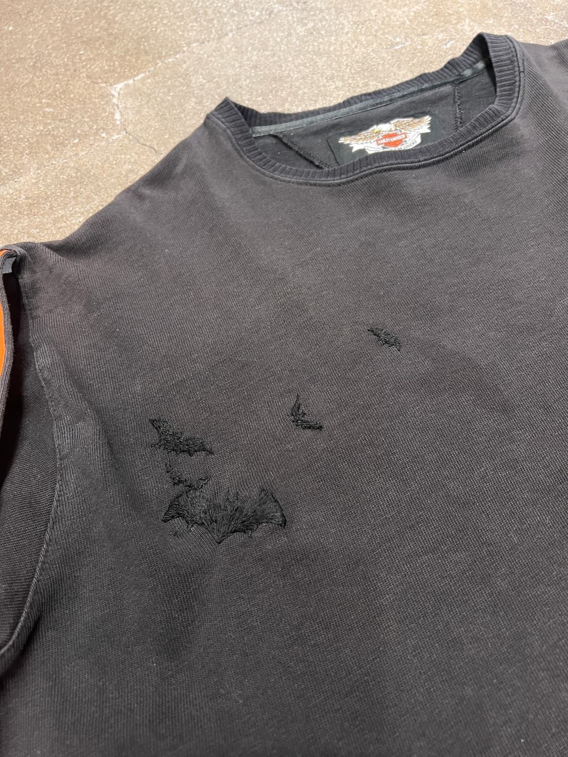 90‘s 할리데이비슨 헤비온스 롱슬리브 자수커스텀 상품이미지3