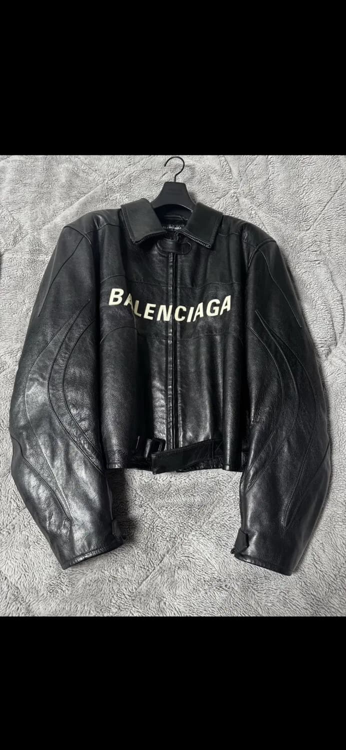 [50]발렌시아가 버팔로 바이커 레더 자켓 상품이미지1