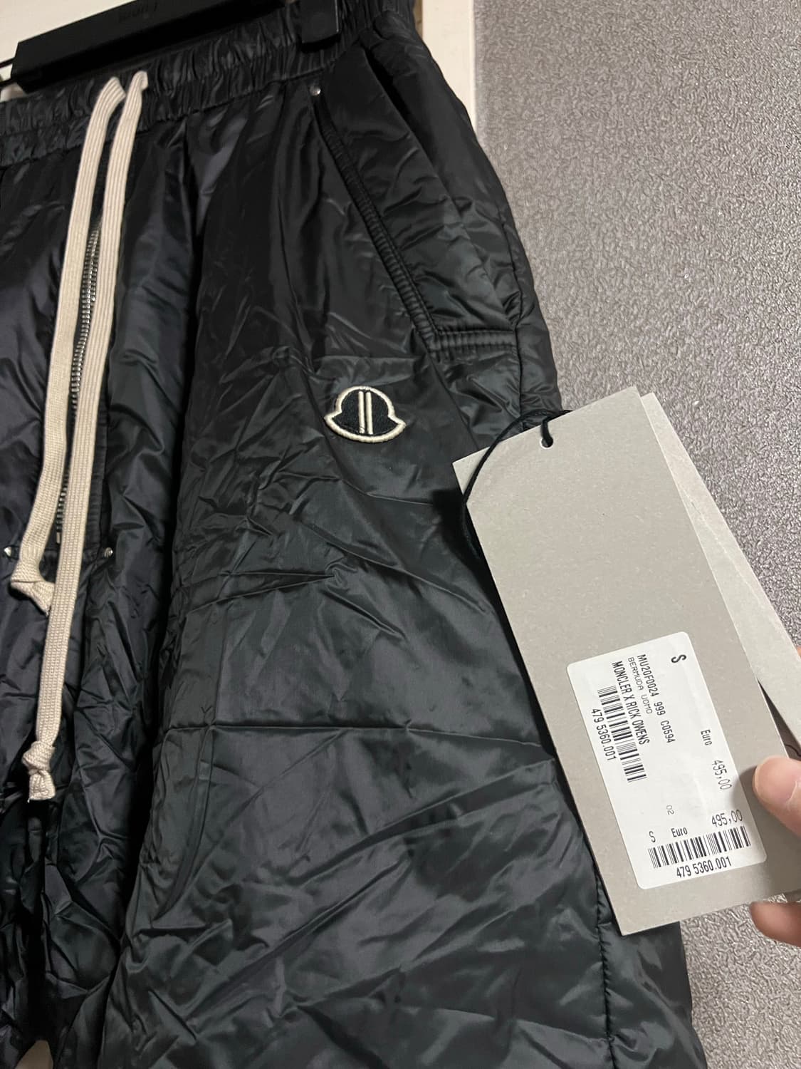 [S] 릭오웬스 몽클레어 버뮤다 패딩 쇼츠 상품이미지4