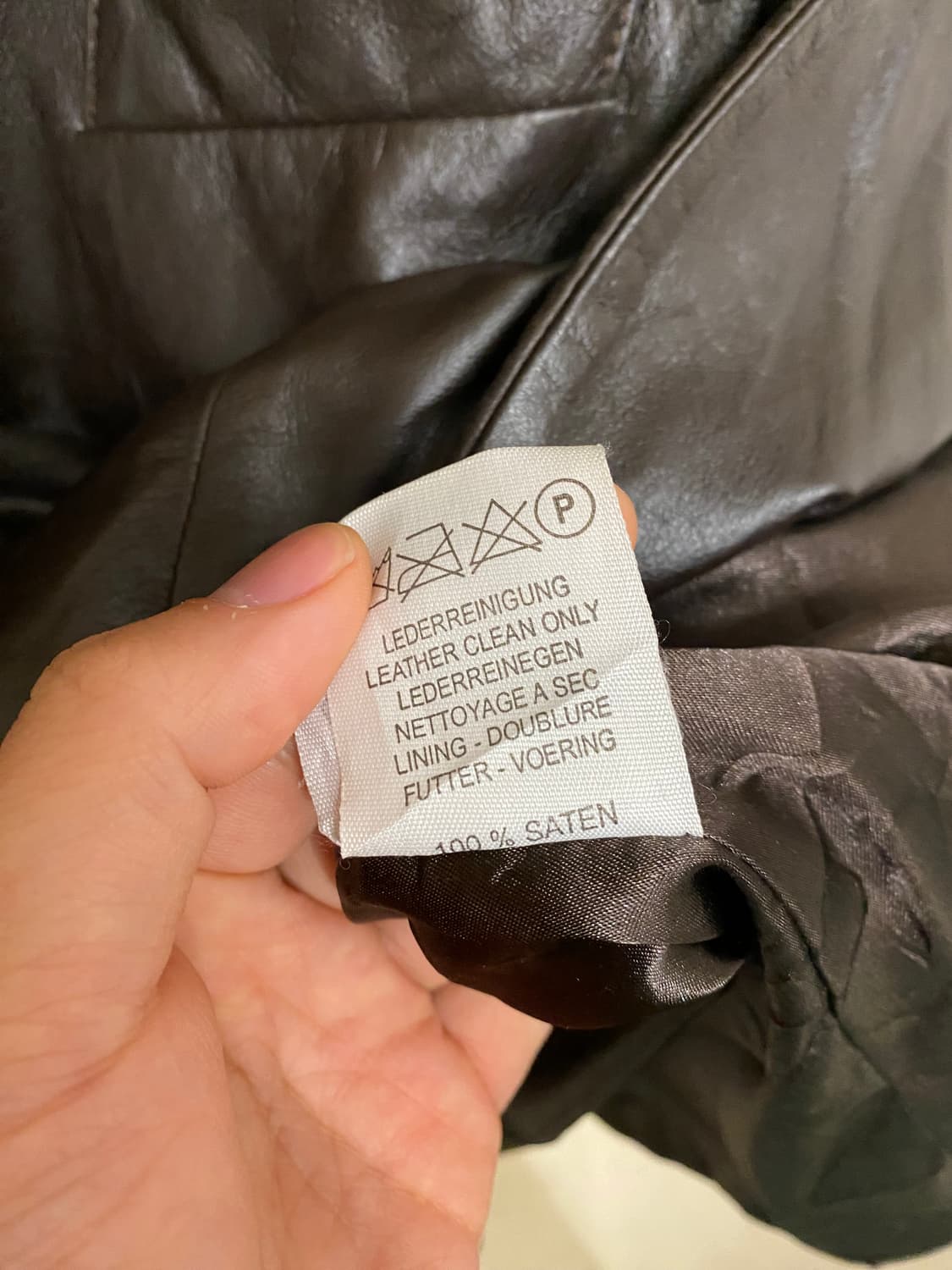 VTG leather blazer jacket 빈티지 레더 블레이저 자켓 상품이미지8