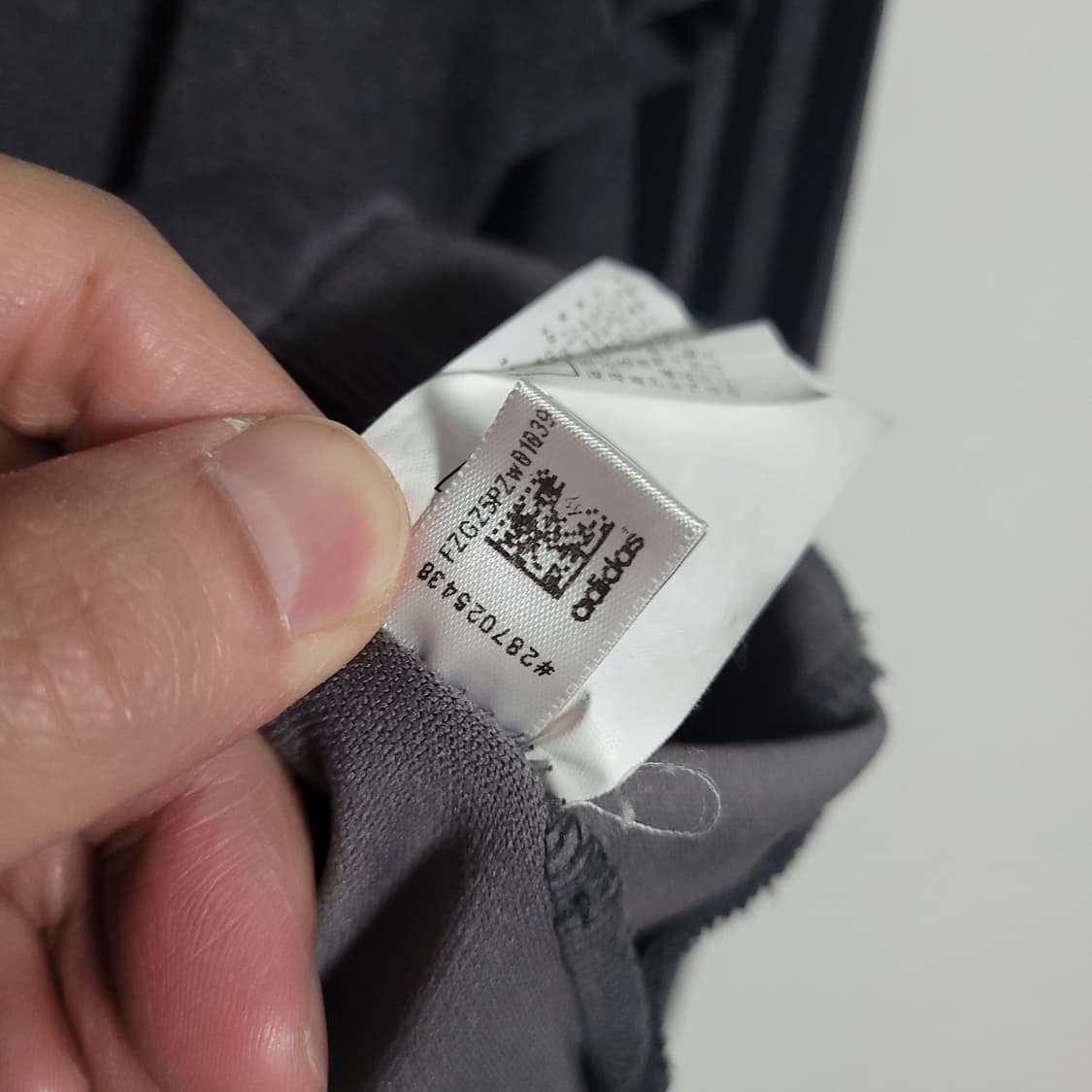 (L) ADIDAS 아디다스 삼선 트랙탑 져지 다크그레이 상품이미지5