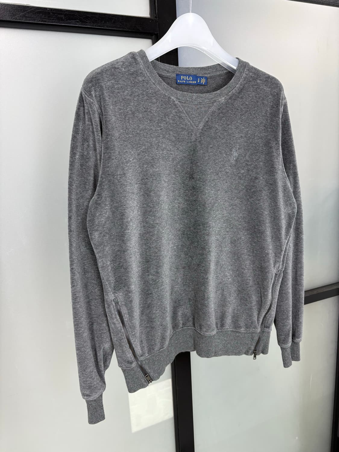 루키CK9753: 폴로 진그레이 여성 니트 맨투맨 상품이미지3