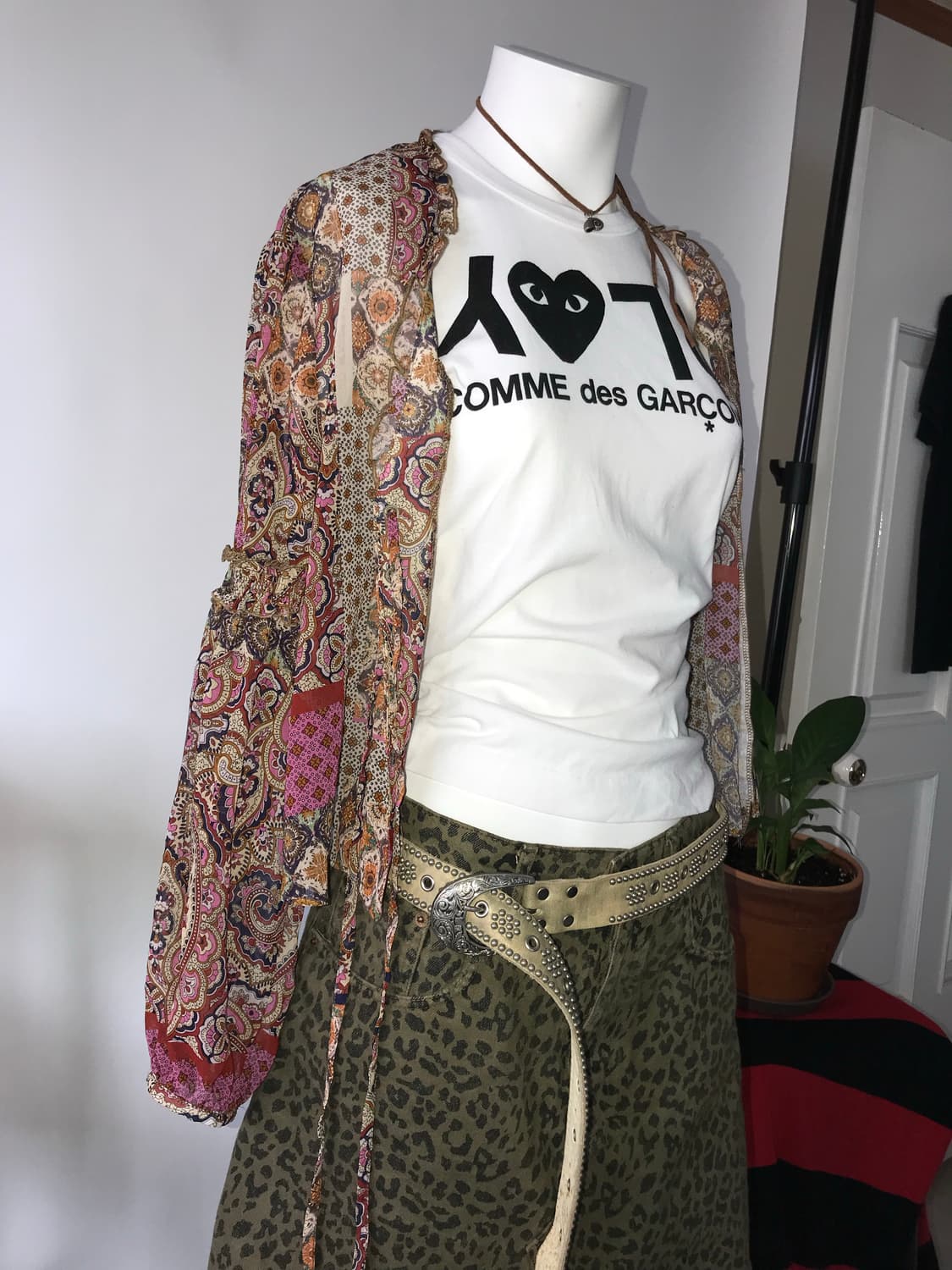 Ethnic Pattern Summer Blouse 상품이미지3