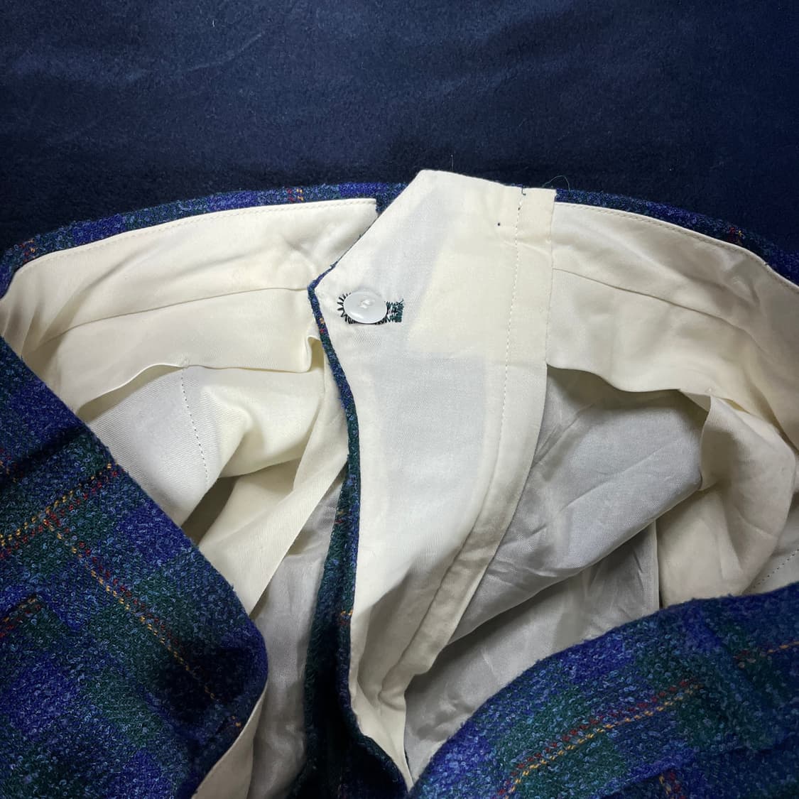 90s barassi 빈티지 체크 플리츠팬츠 (실측확인) 상품이미지4