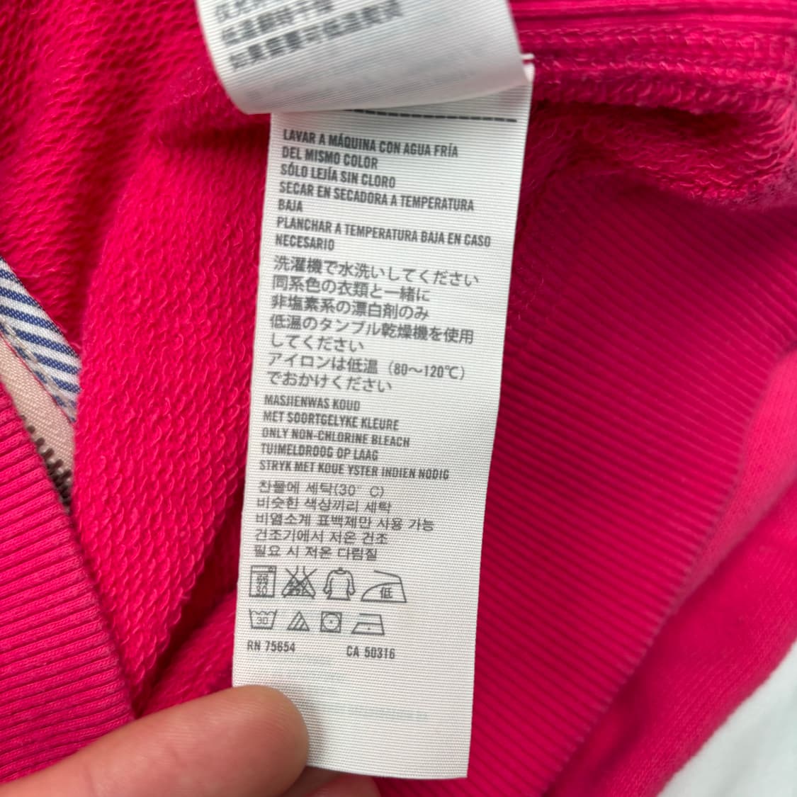 아베크롬비 y2k 빈티지 핑크 후드집업 M  상품이미지9