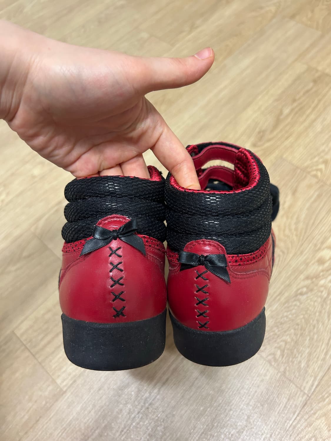 리복 프리스타일 하이 레드 (235) 상품이미지3