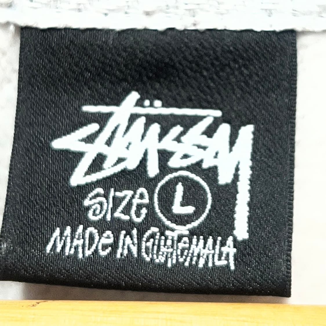 스투시 빅로고 화이트 후드티 상품이미지3