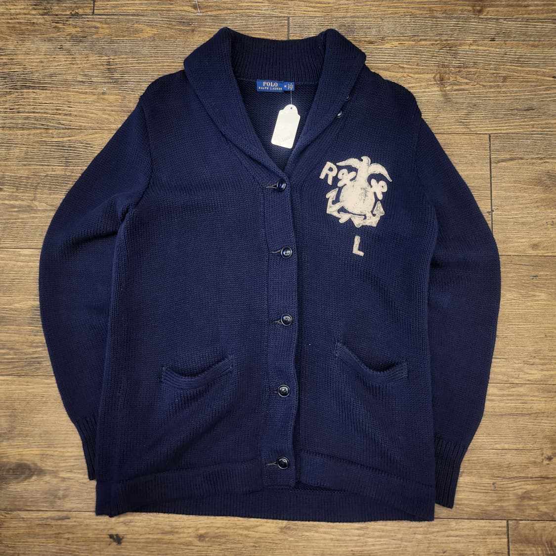폴로 랄프로렌 숄카라 가디건 M 상품이미지2
