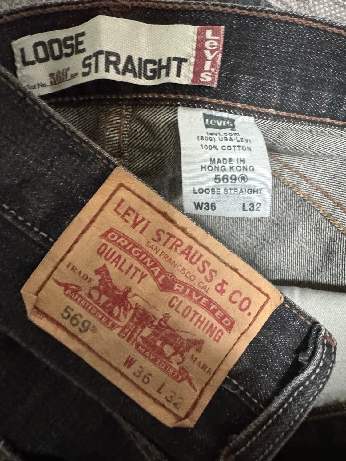 리바이스 569 36/32 상품이미지3