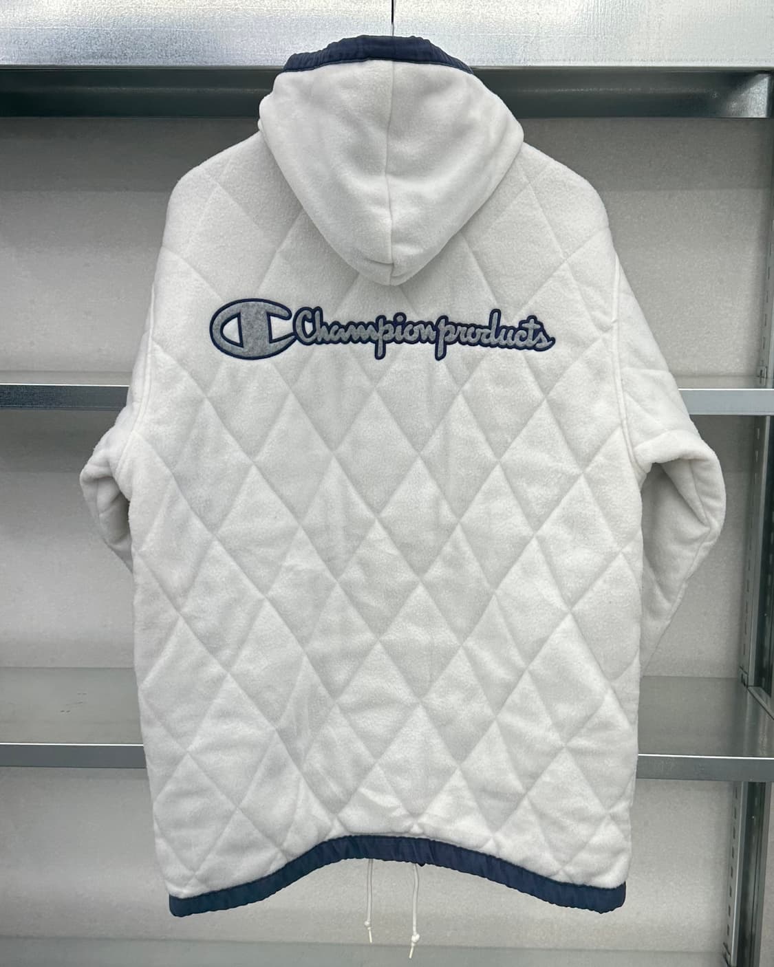 (L오버핏)90'S 챔피온 후리스 누빔 점퍼-M1507 상품이미지2