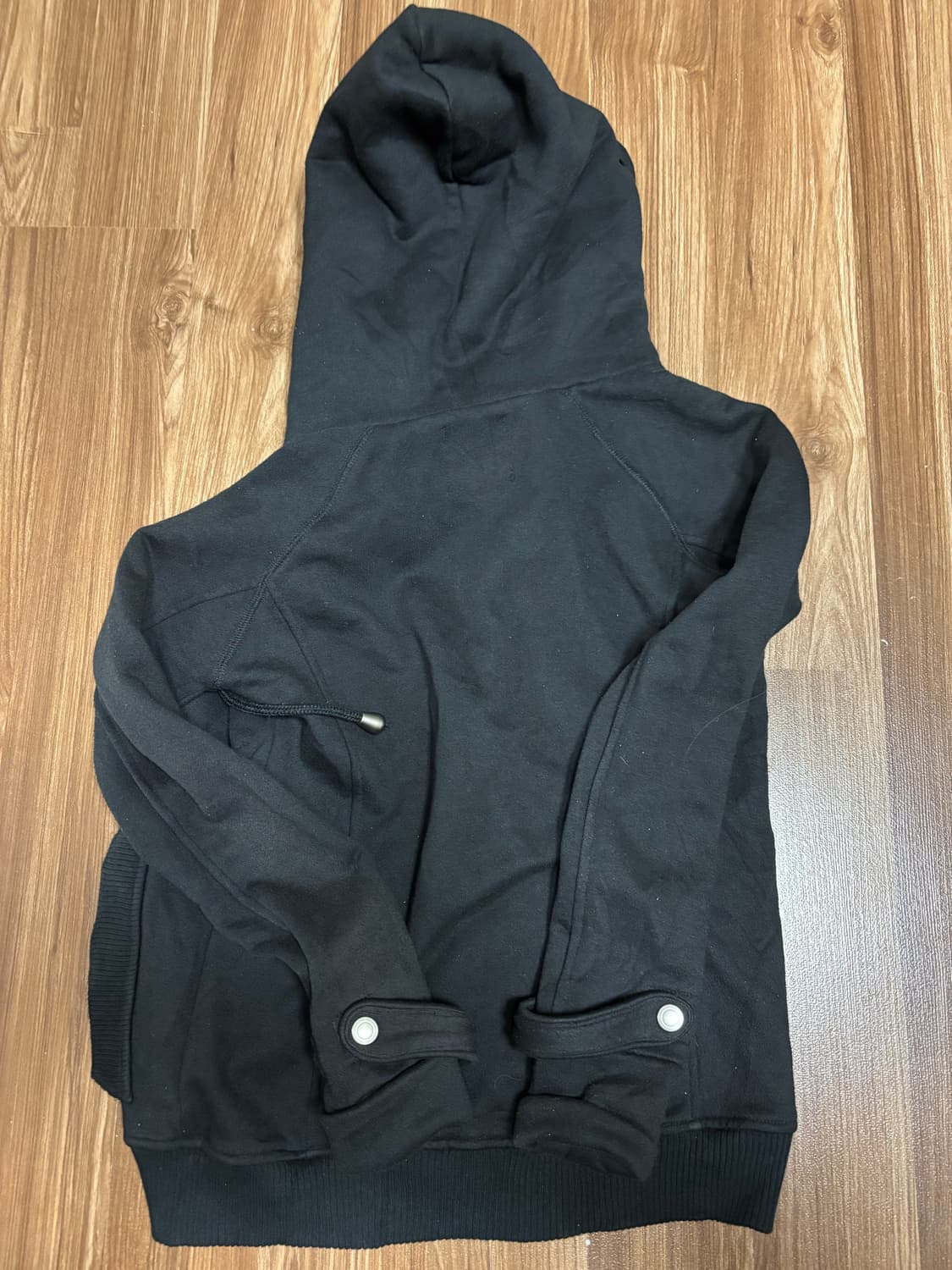 VTG 블랙 후드집업 상품이미지2