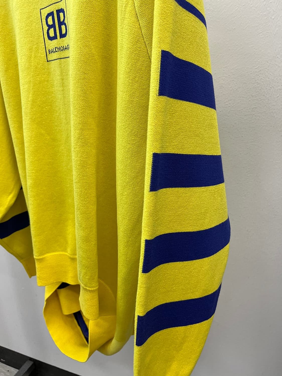 100) 발렌시아가 옐로 오버니트  상품이미지5