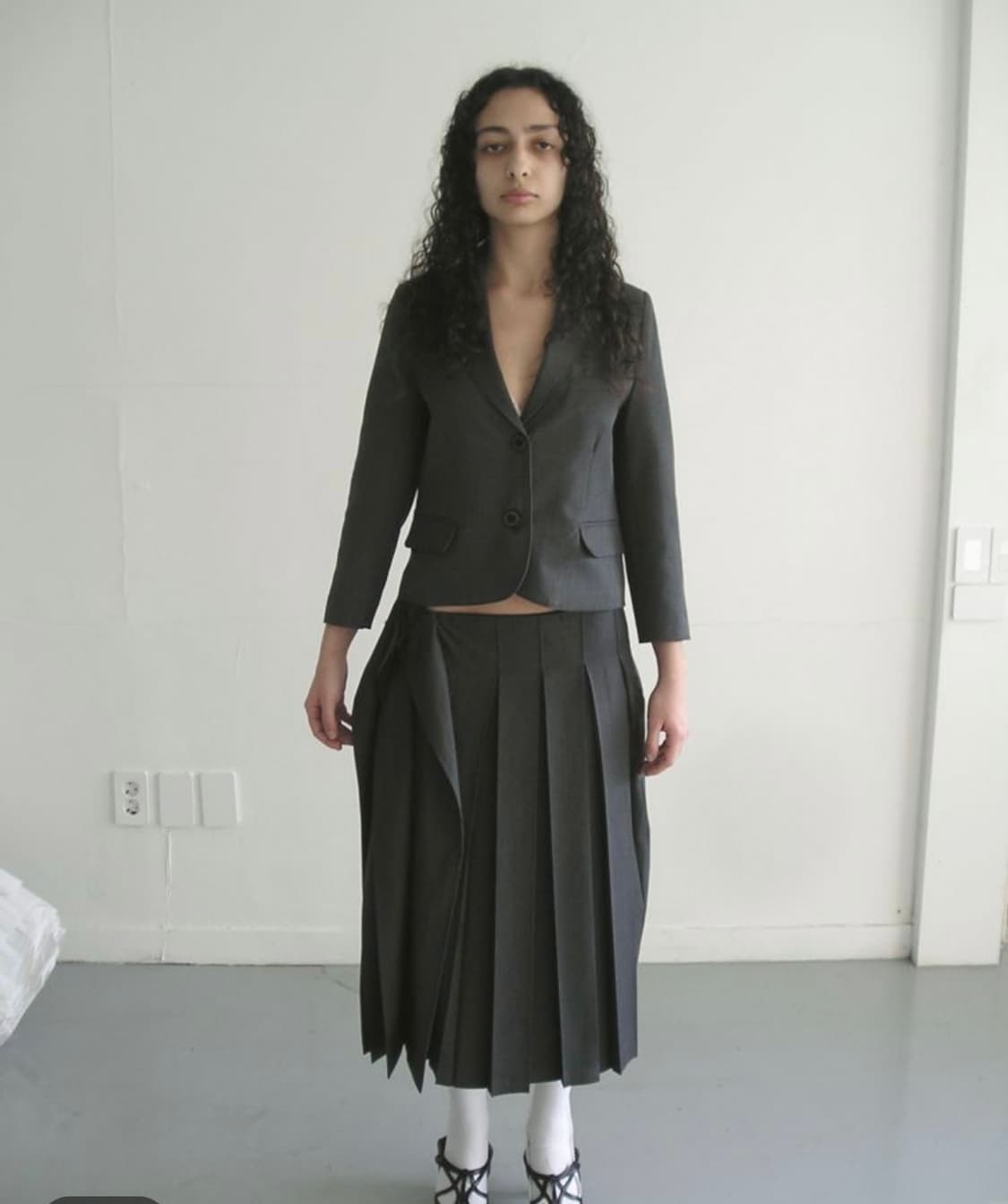 Eont's) O patch jk/ O ffbeat pleats sk 상품이미지4