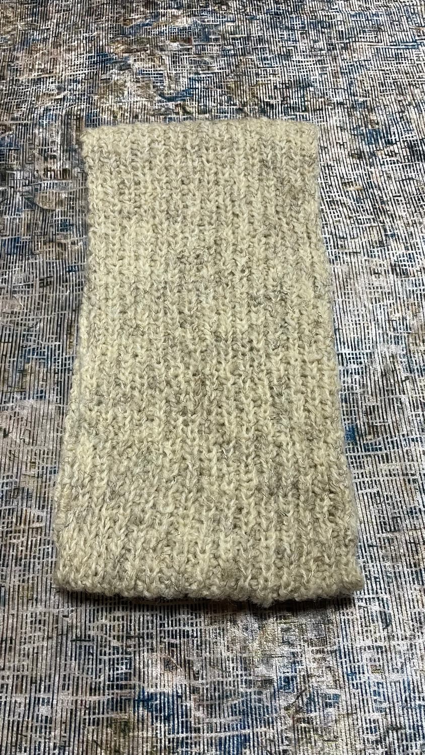 JPN 빈티지  핸드메이드 니트 머플러 상품이미지3