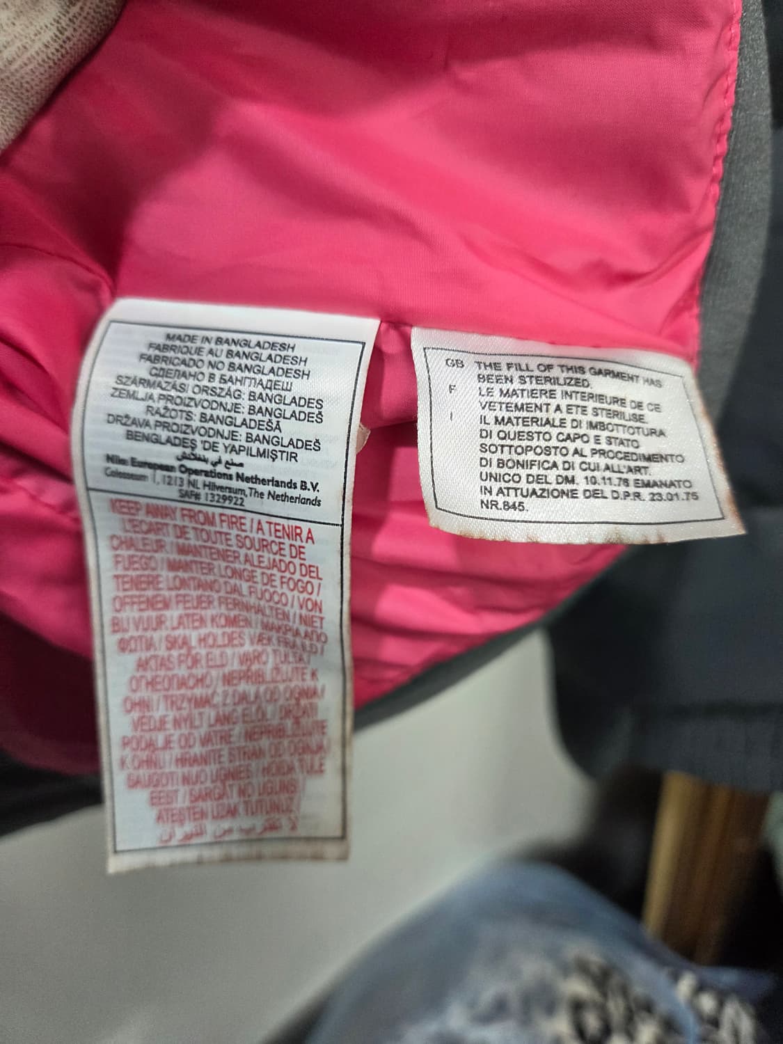 나이키 ACG 핑크/블랙 패딩 점퍼 L 상품이미지5