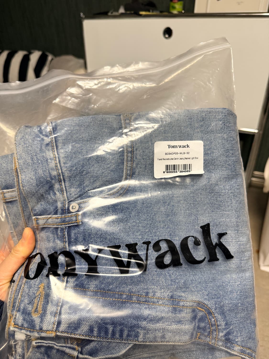 토니웩 연청플레어데님(새상품) 상품이미지3