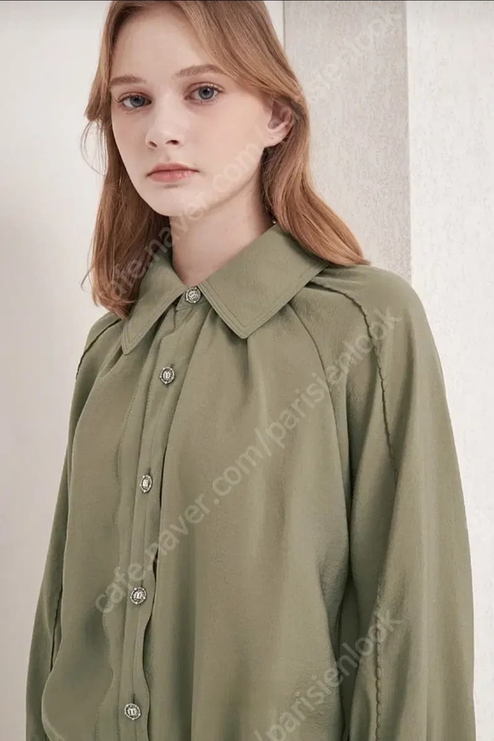 여성 82 마인 MINE 밴딩 헴 블라우스 상품이미지2