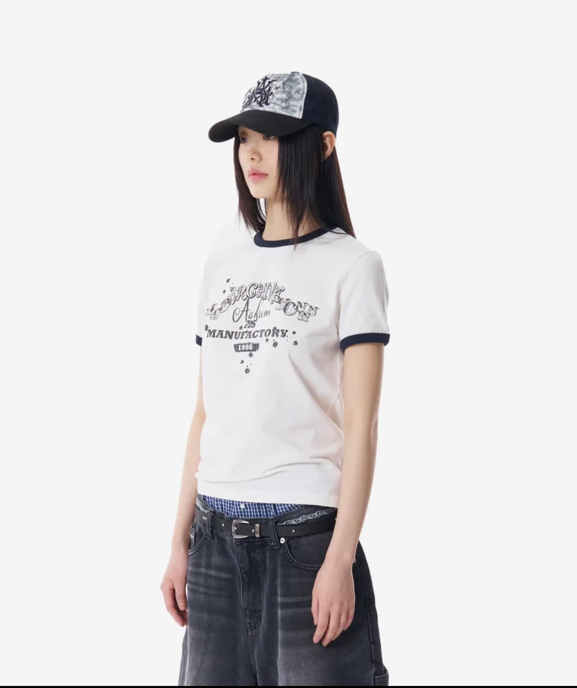 아캄 링거티 VTG Ink Ringer Top (Ivory) 상품이미지2