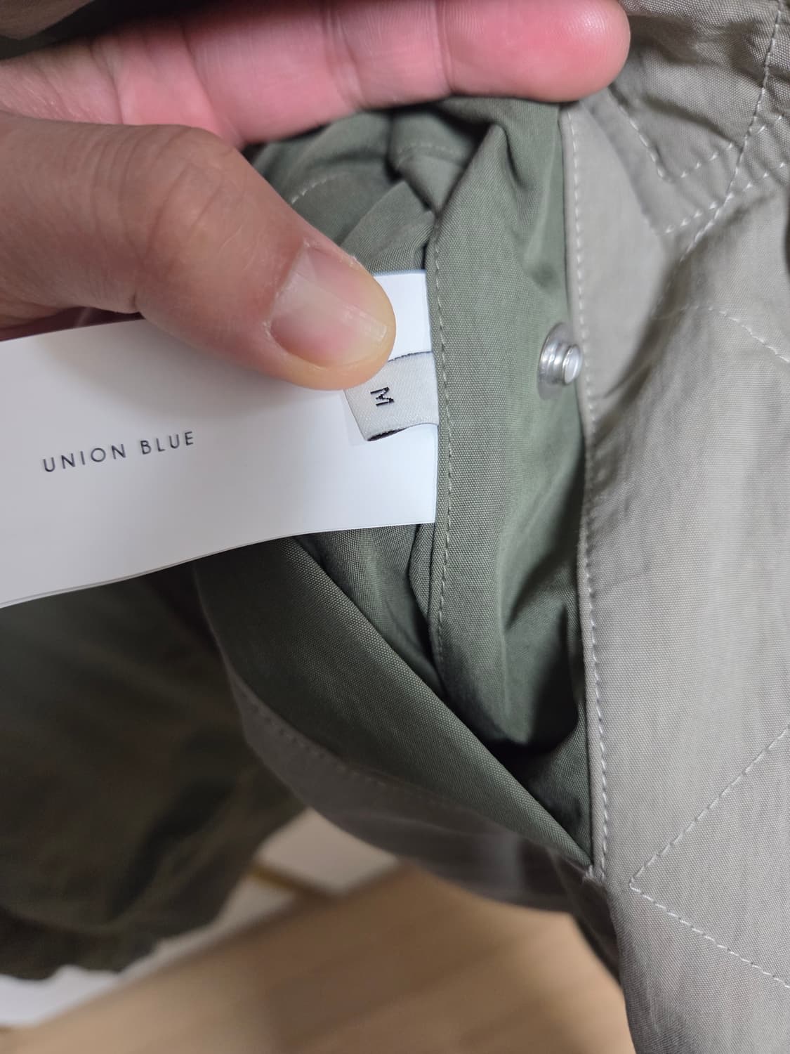 유니온블루 플라이트 봄버 ma-1 마원 카키 M 상품이미지3