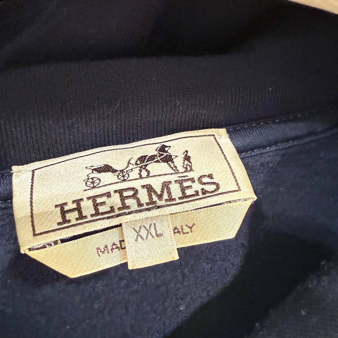 (A+ / XXL) / 에르메스 가죽패치 홀스 후드티셔츠 상품이미지5