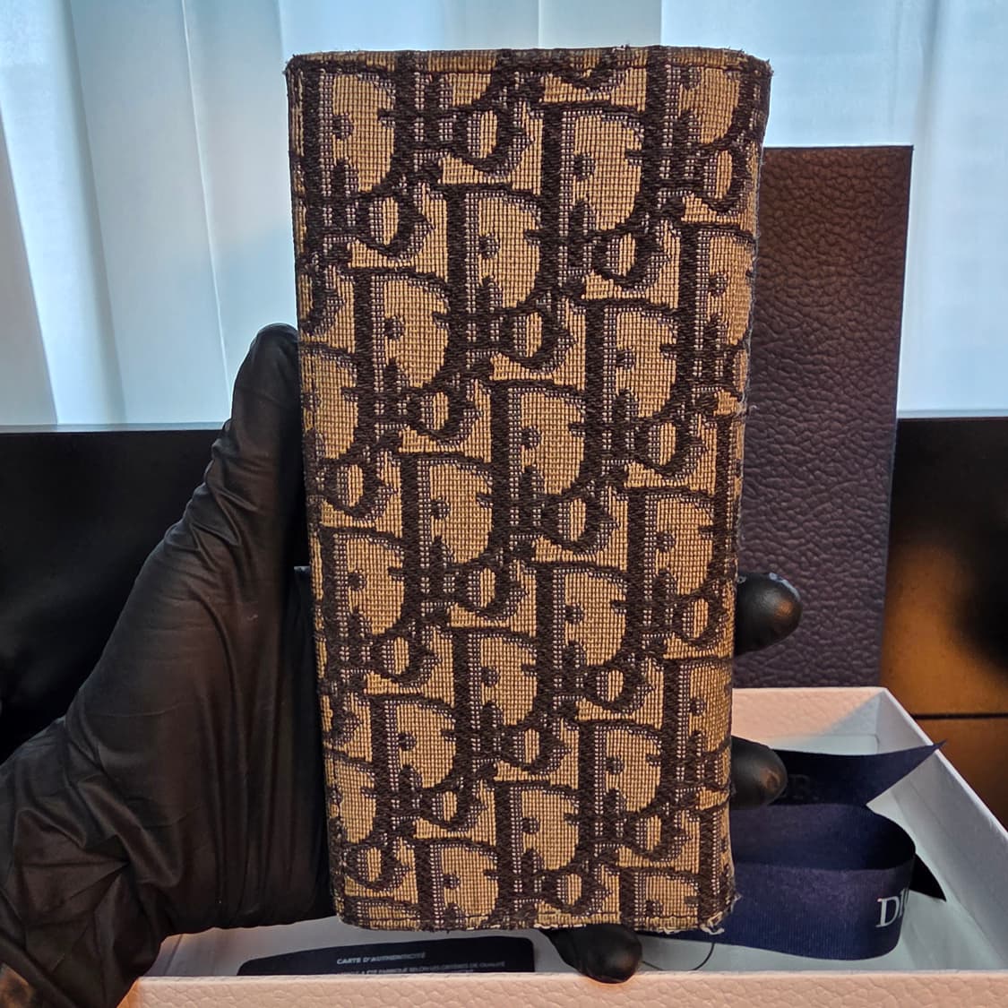 {클로젯}[Os]디올 오블리크 버티컬 장지갑 상품이미지3