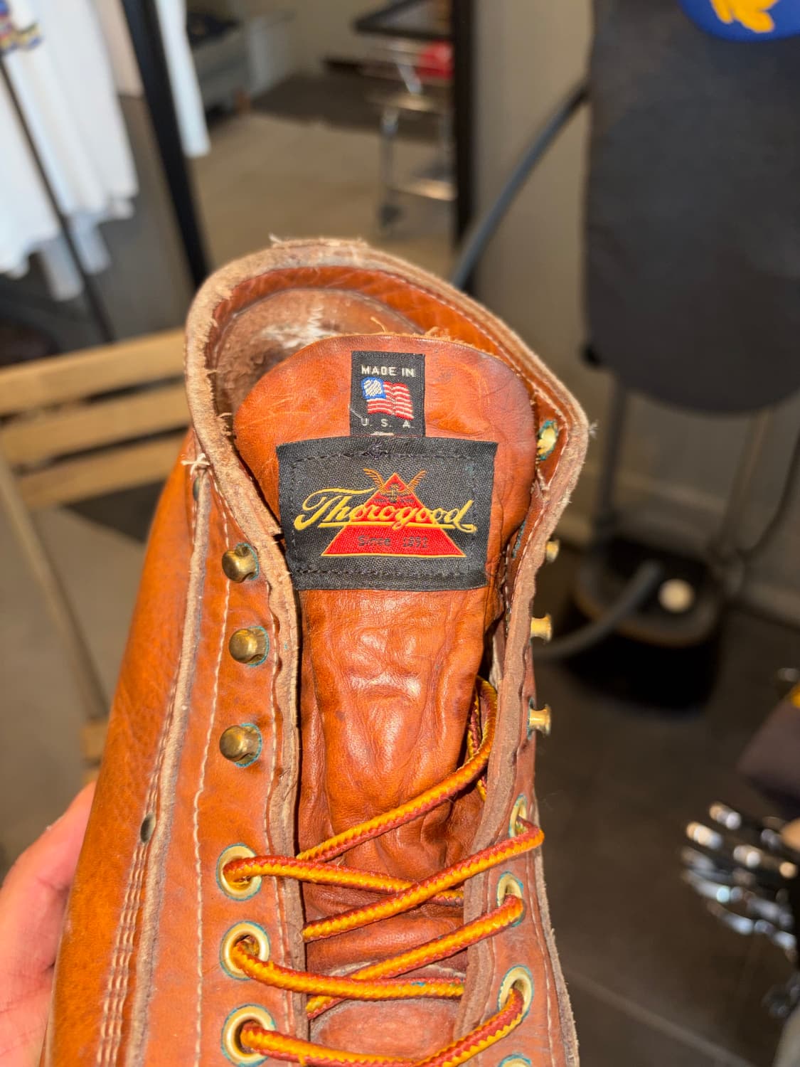 Thorogood USA monkey roofer leather boot 상품이미지6