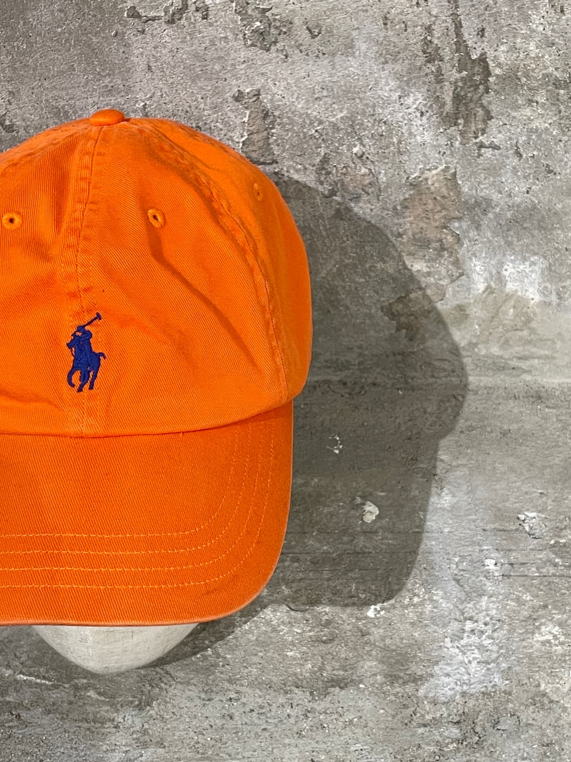 폴로 랄프로렌 오렌지 네이비포니 베이직 볼캡 상품이미지4