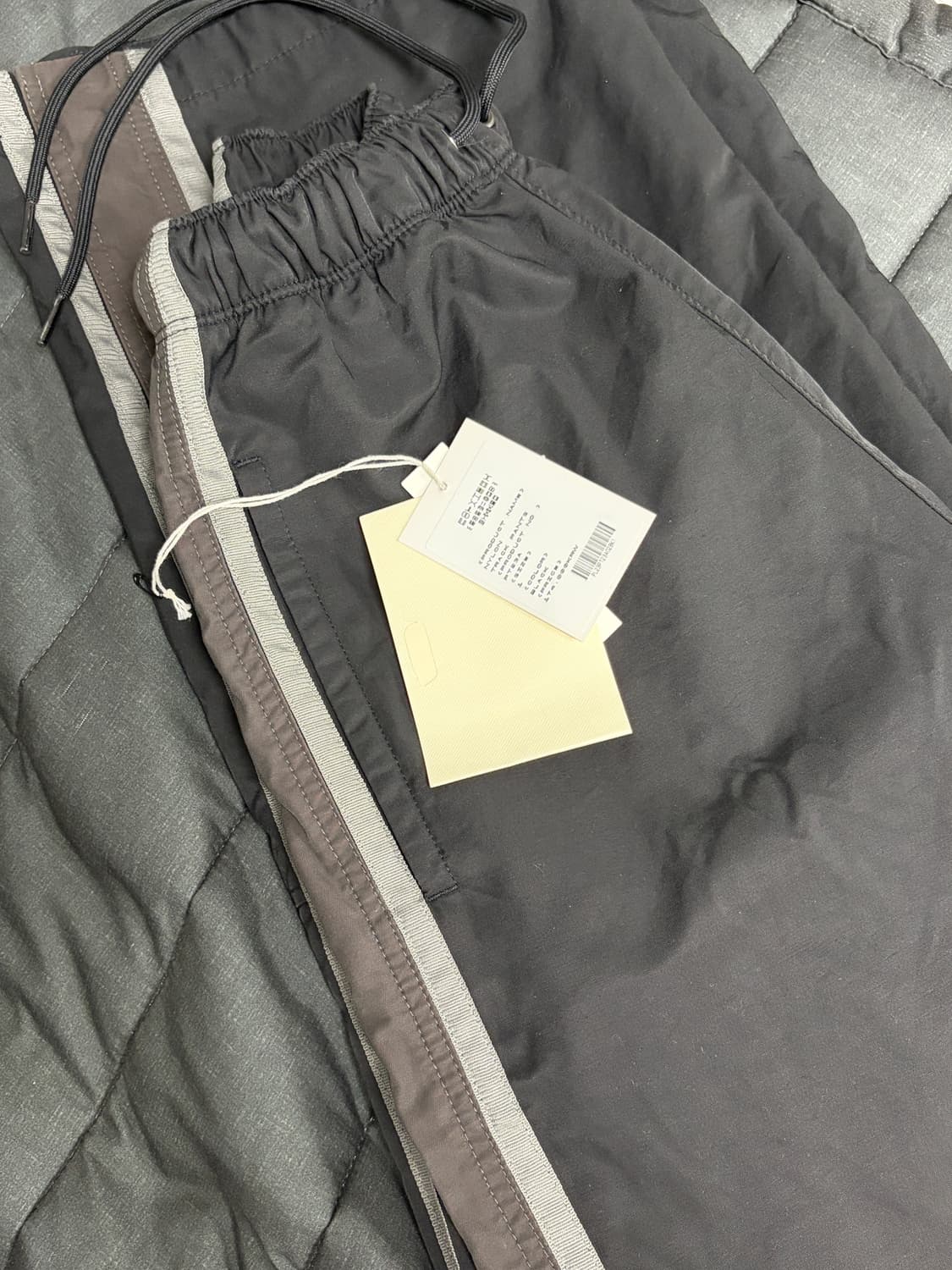 [1] 폴리테루 나일론 트랙 팬츠 정규 블랙 상품이미지2