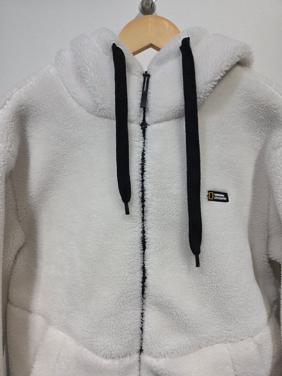 내셔널지오그래픽 시그니처 와펜 뽀글이 후리스 집업 상품이미지3