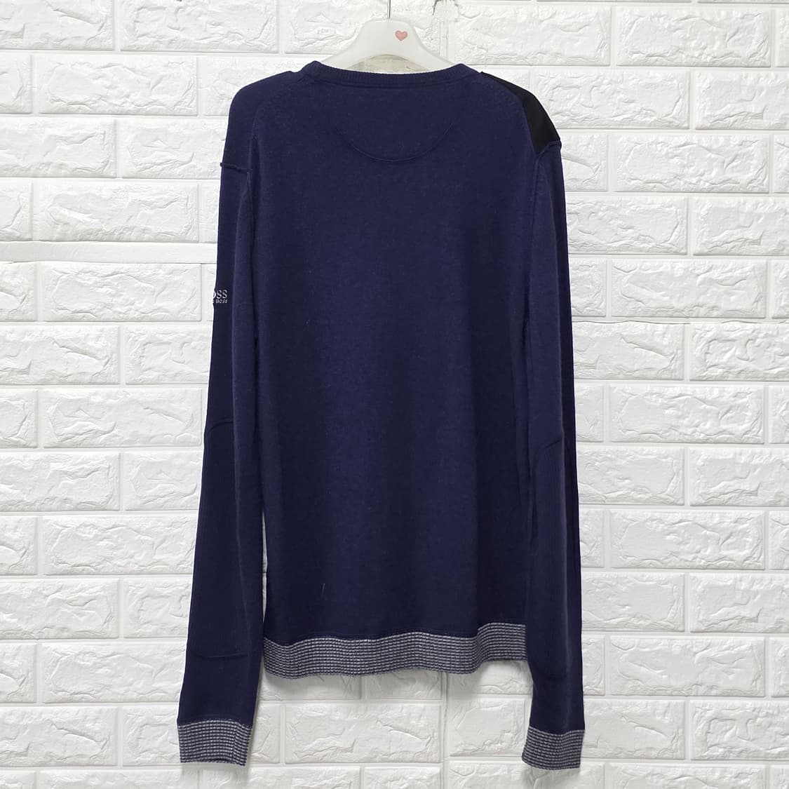 휴고보스 캐시미어혼방 네이비 니트 XL fbd 상품이미지4