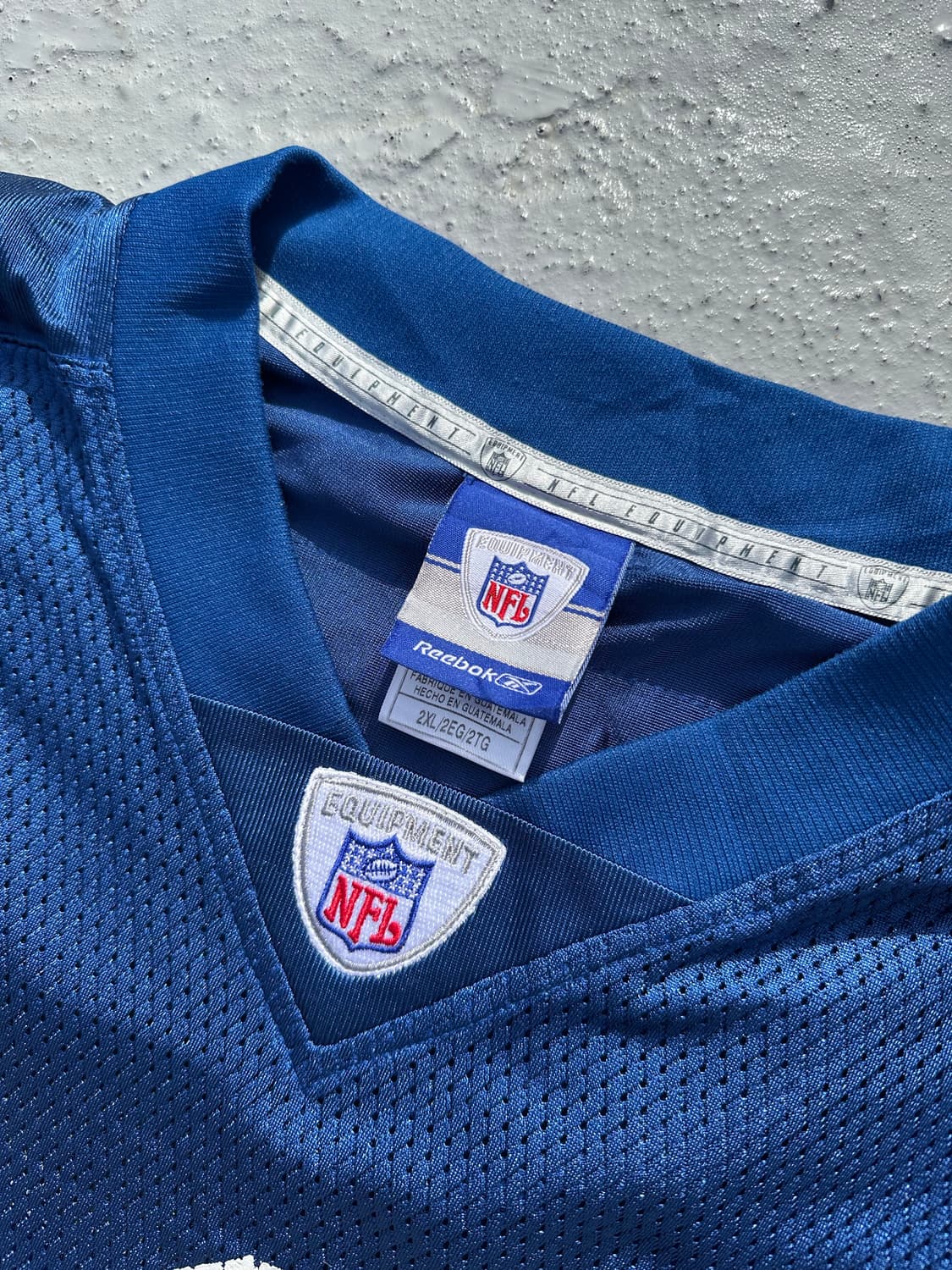 NFL 풋볼져지 2XL 빅사이즈 블루 상품이미지3