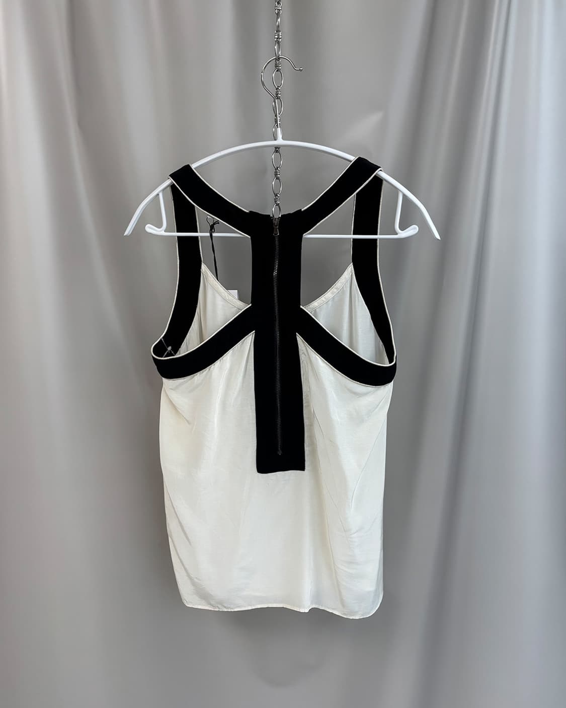 suncoo viscose color block classic vest 상품이미지2