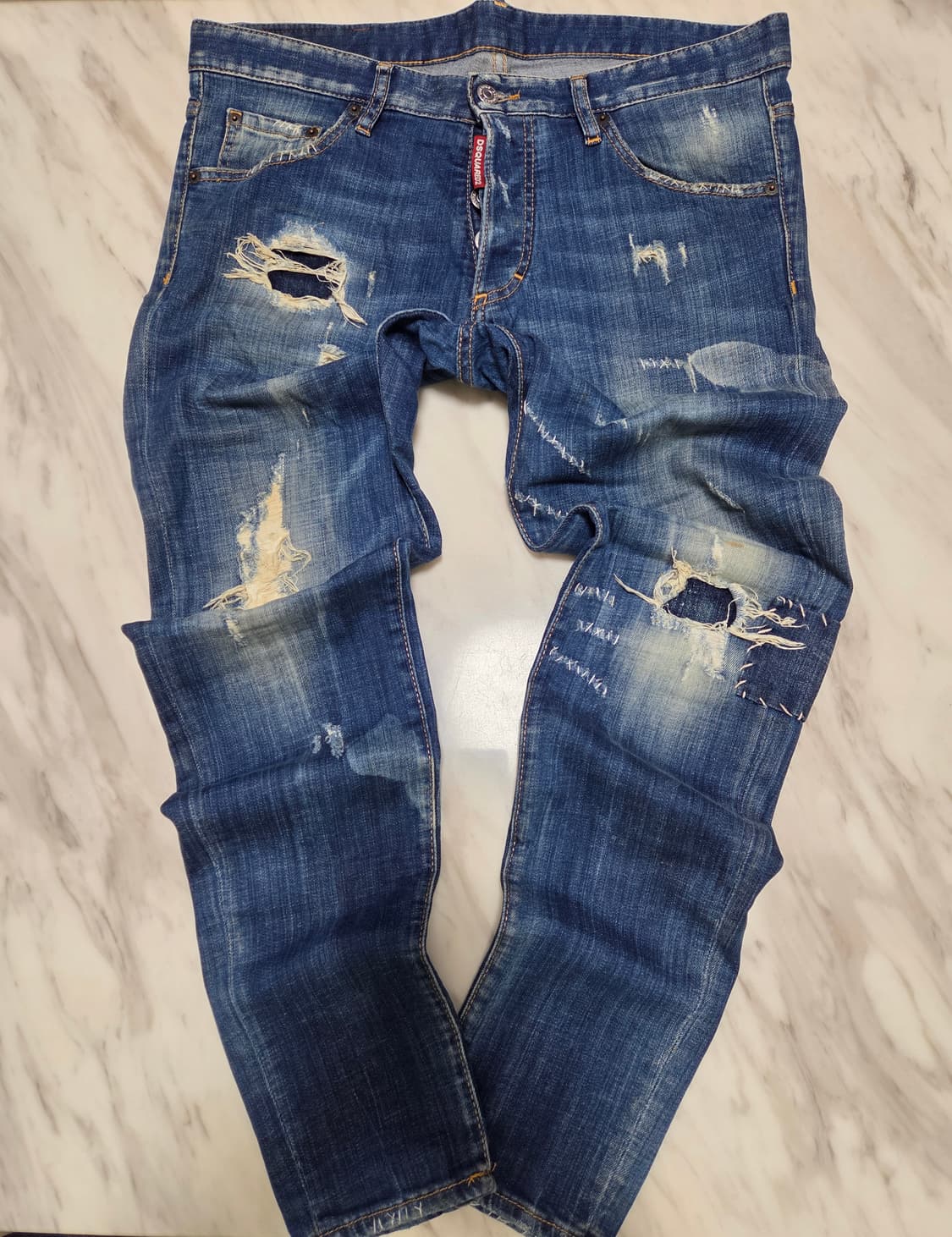 디스퀘어드 디스트로이드 데님팬츠 상품이미지1