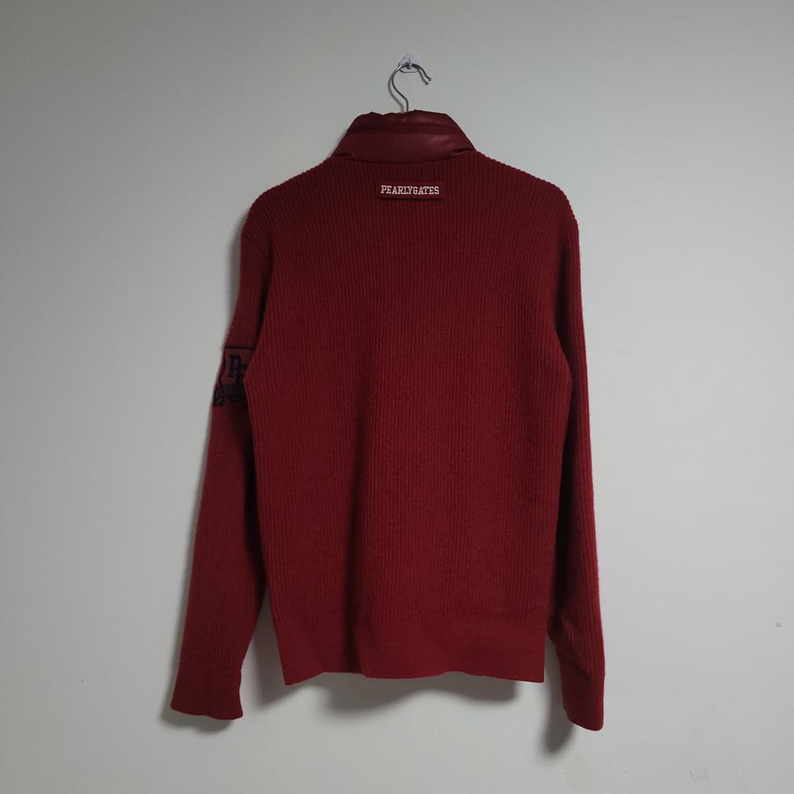 (4) PEARLYGATES 파리게이츠 골프 레드 패딩 모 점퍼 자켓 상품이미지7