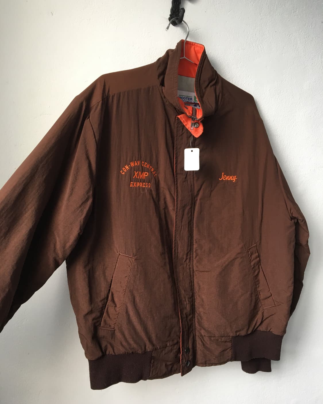 High neck over fit bomber jacket 상품이미지4