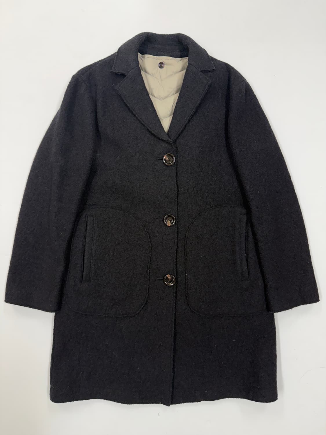 Pespow 나일론 싱글 코트 상품이미지1